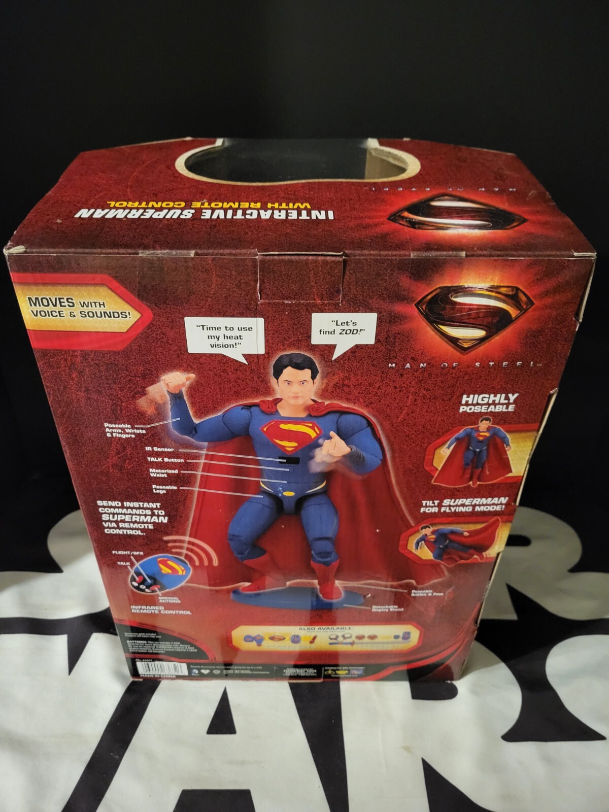 Interactive Superman 14&Prime; Remote Control MAN OF STEEL Thinkway Toys MIB NEW