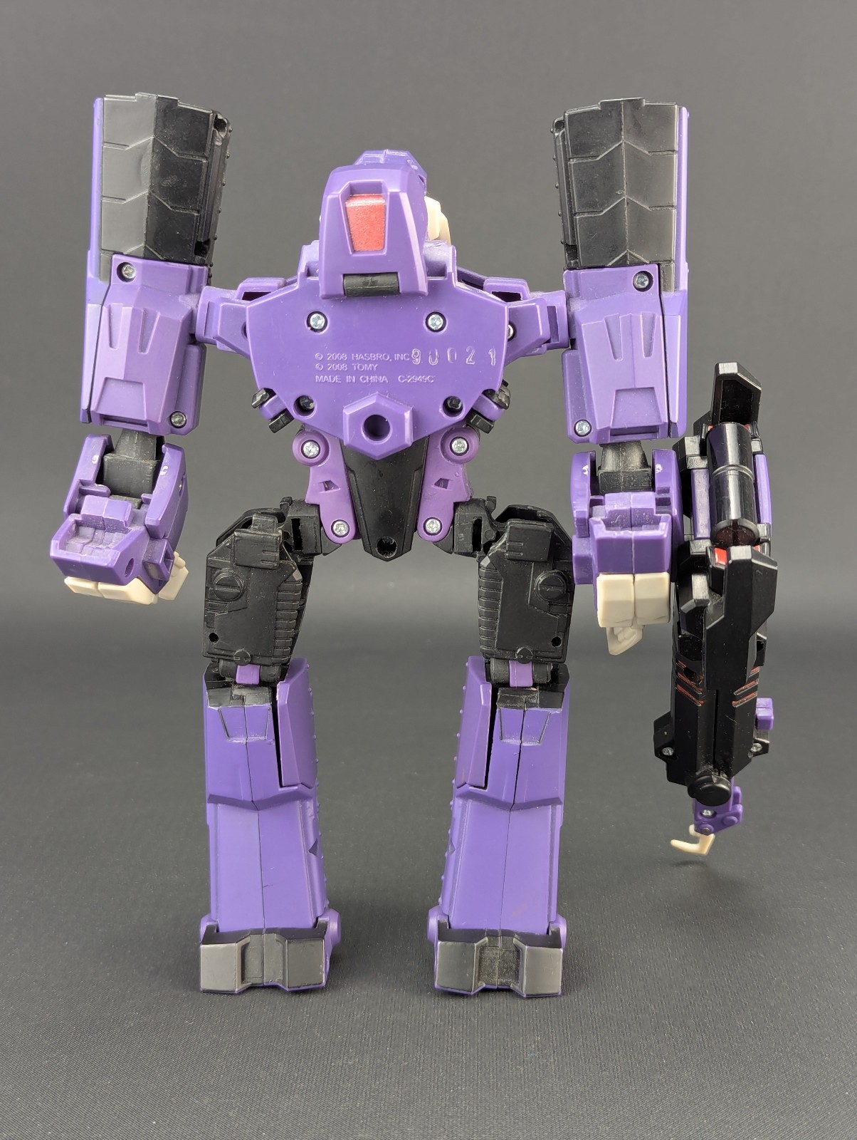 Transformers Animated Shockwave complete Hasbro 2009 Voyager Purple Target
