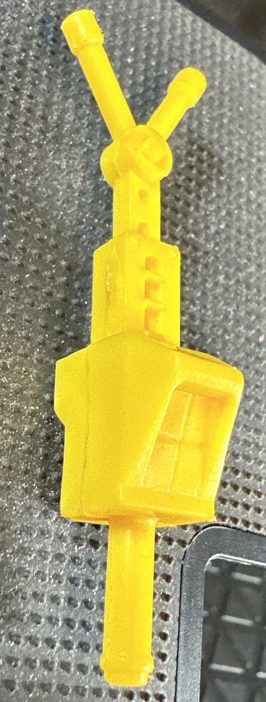 Vintage Real Ghostbusters Screaming Heroes Egon PKE Meter accessory part, 1986