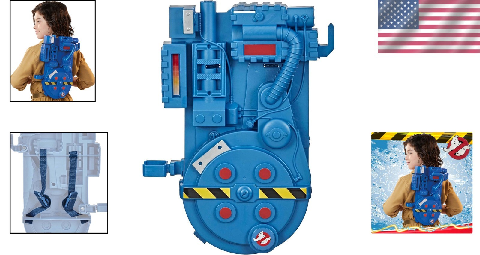 Battery-Powered Classic Blue Proton Pack – Ultimate Roleplay Adventure for Kids