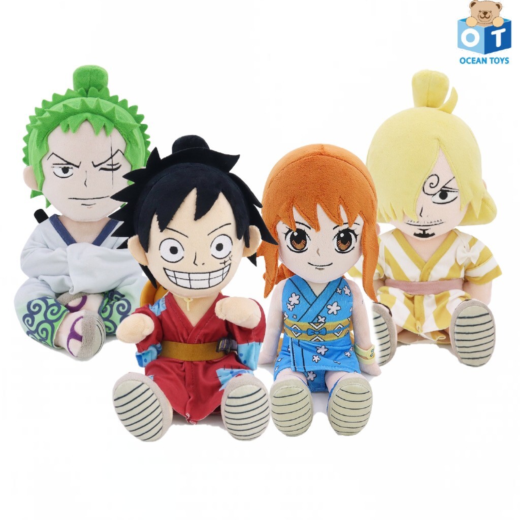 9&Prime; Authentic Toei Animation ONE PIECE ZORO Plush Stuffed Doll Toy Pillow