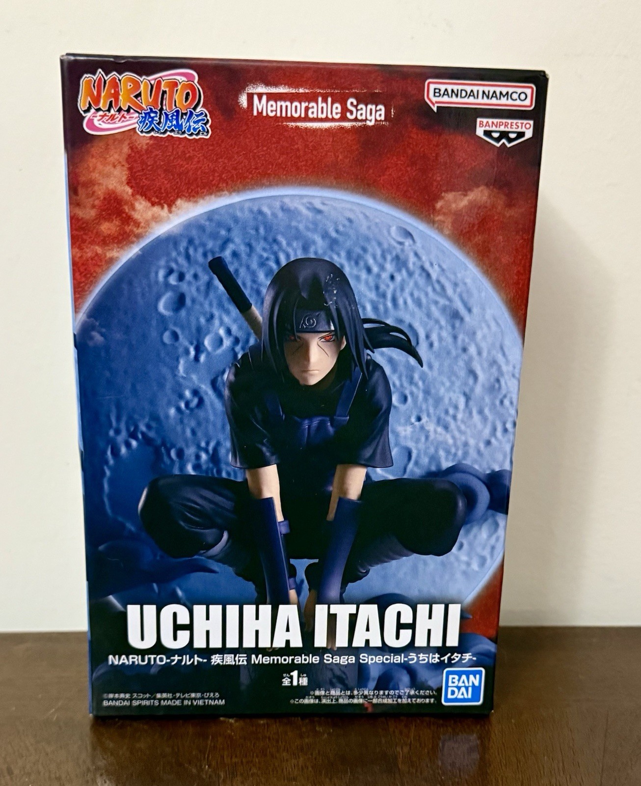 NEW🥷Naruto Uchiha Itachi Memorable Saga Figure🌑Banpresto Moon Ninja Assassin💥