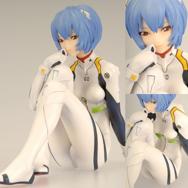 Gainax Enterbrain Neon Genesis Evangelion REI Ayanami PVC 1:7 Figure MINT-NEW