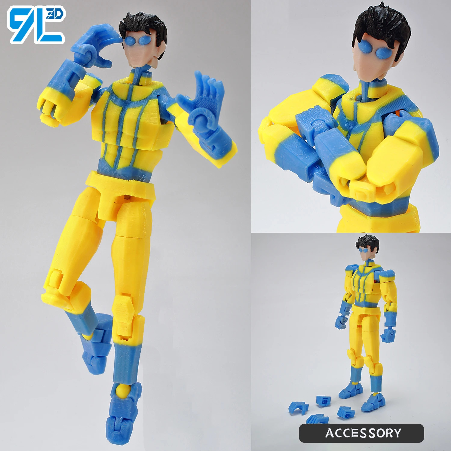 9L3D Lucky13 Invincible Tech Jacker 1/12 Action Figure T13 NEW