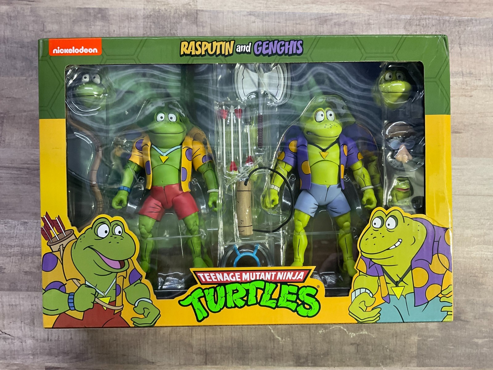 NECA Teenage Mutant Ninja Turtles – Rasputin and Genghis Frog 2 pack G1