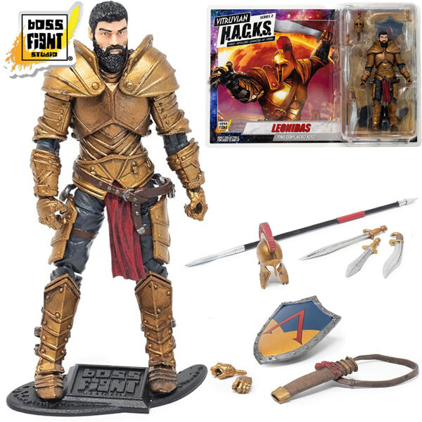 Boss Fight Studio Vitruvian H.A.C.K.S. Leonidas V3 Time Displaced King Figure