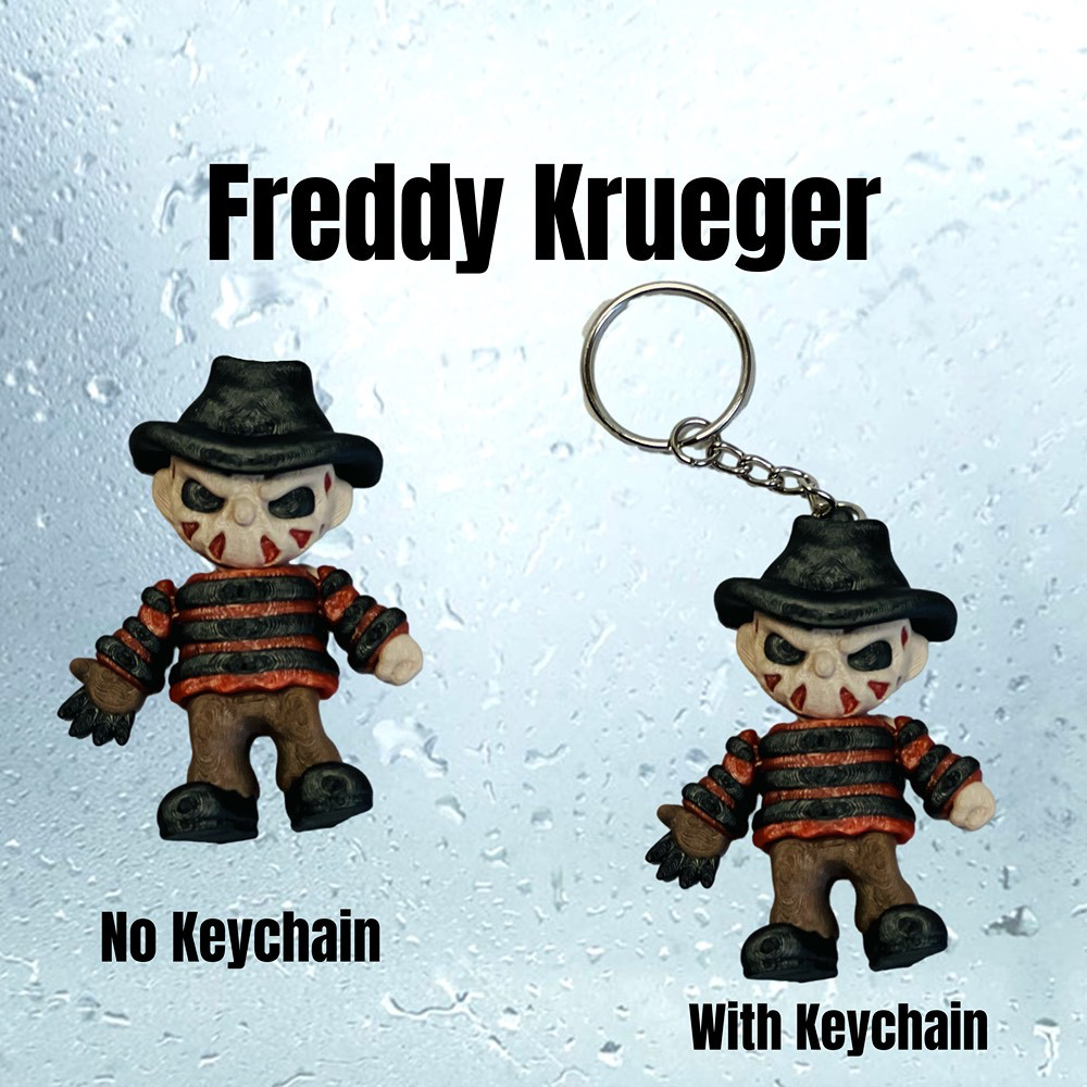 Flexi Horror Toy 3D Printed Articulated Halloween Figures Scary Collectors