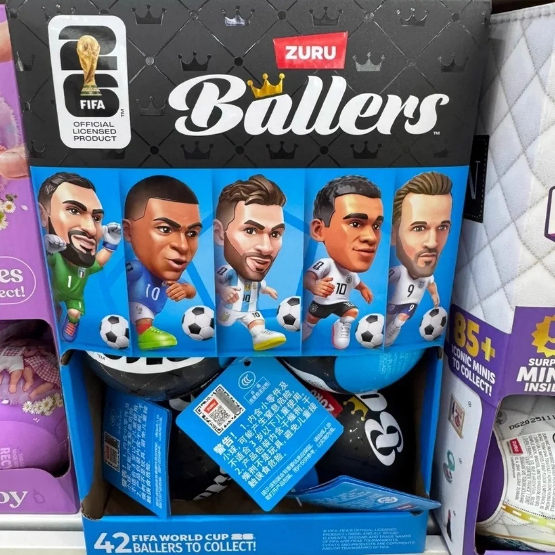FIFA World Cup 2026™ Ballers 4 Pack Series 1 Build Your Pitch Soccer