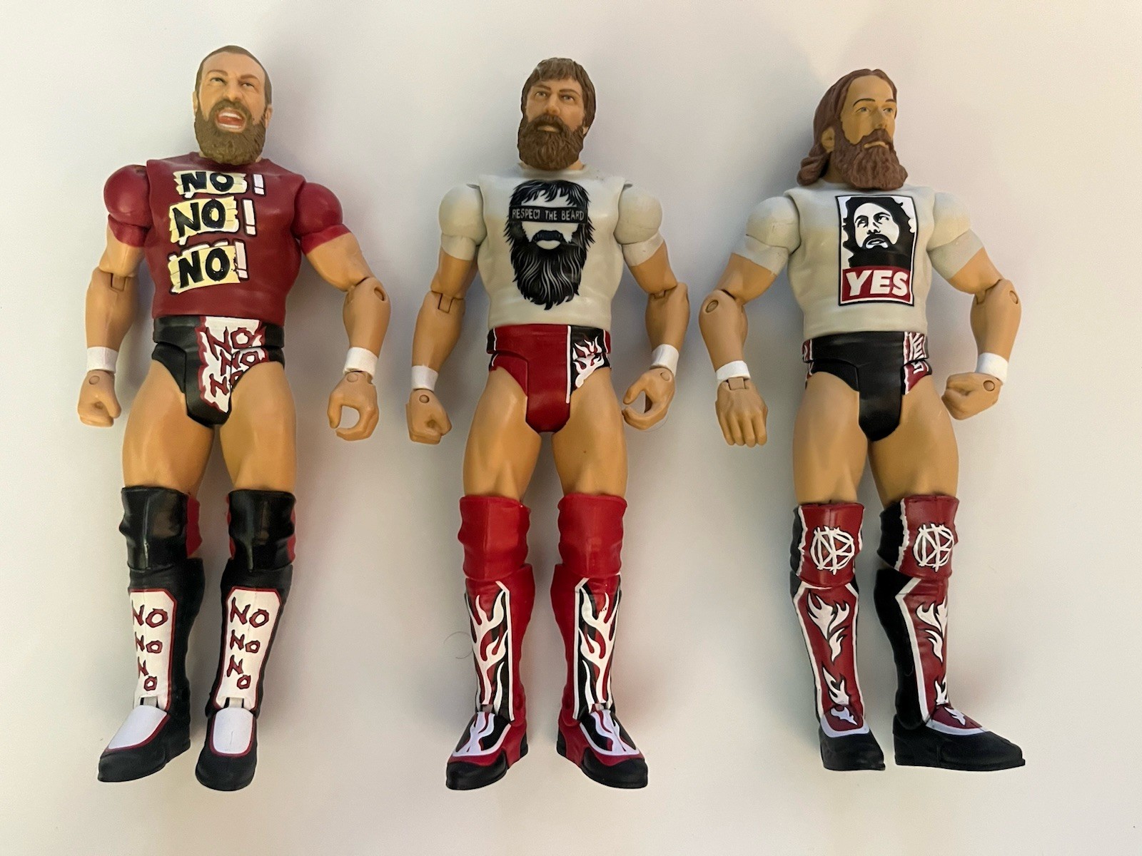 WWE MATTEL DANIEL BRYAN BASIC SUPERSTAR ENTRANCES ACTION FIGURE LOT YES NO