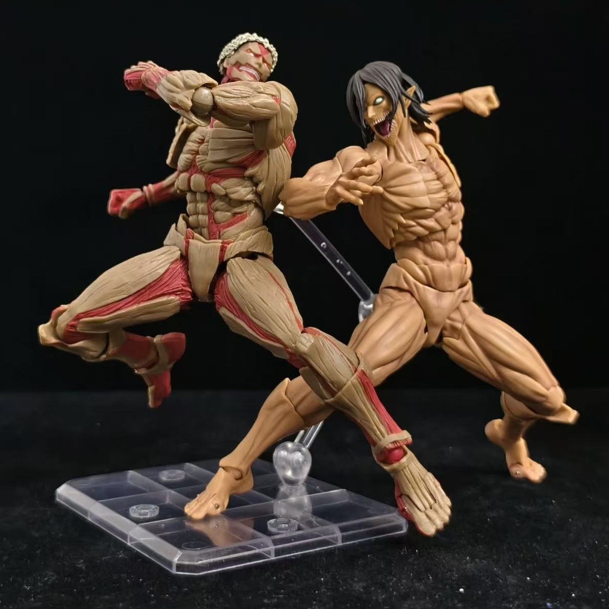 Anime Attack on Titan Armored Titan & Eren Yeager & Annie Leonhart Action Figure
