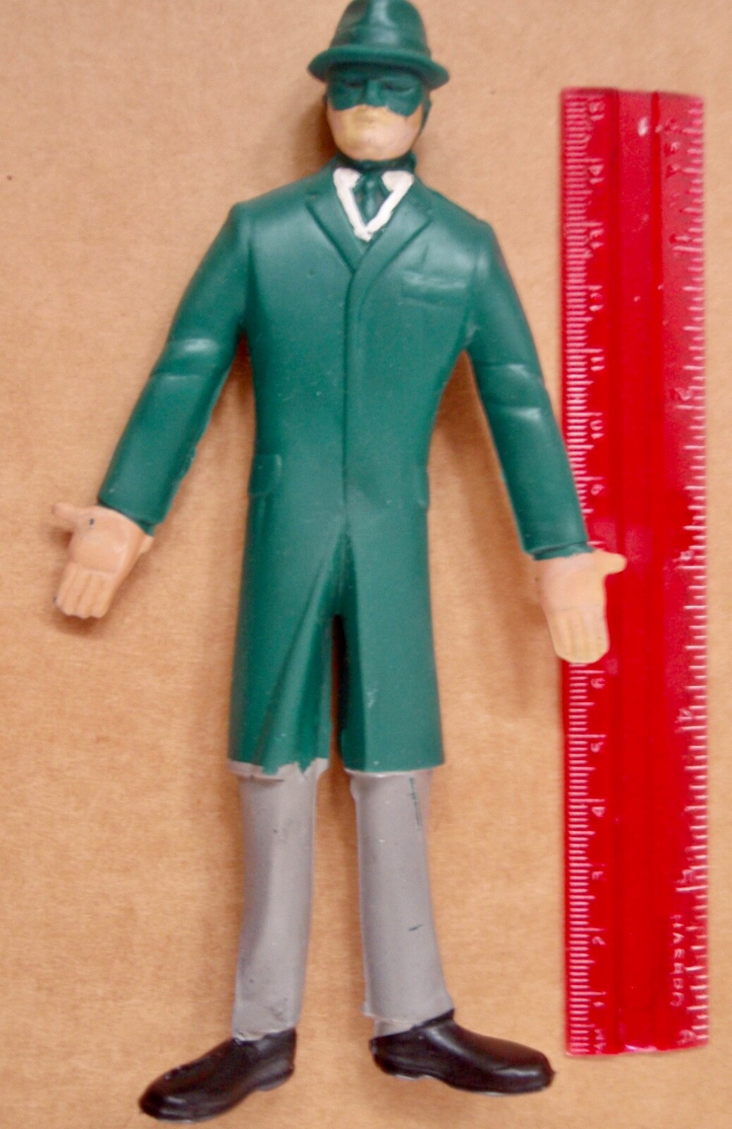 Vintage 1966 Lakeside Toys TV Show Super Hero Green Hornet Bendy Figure N Mint