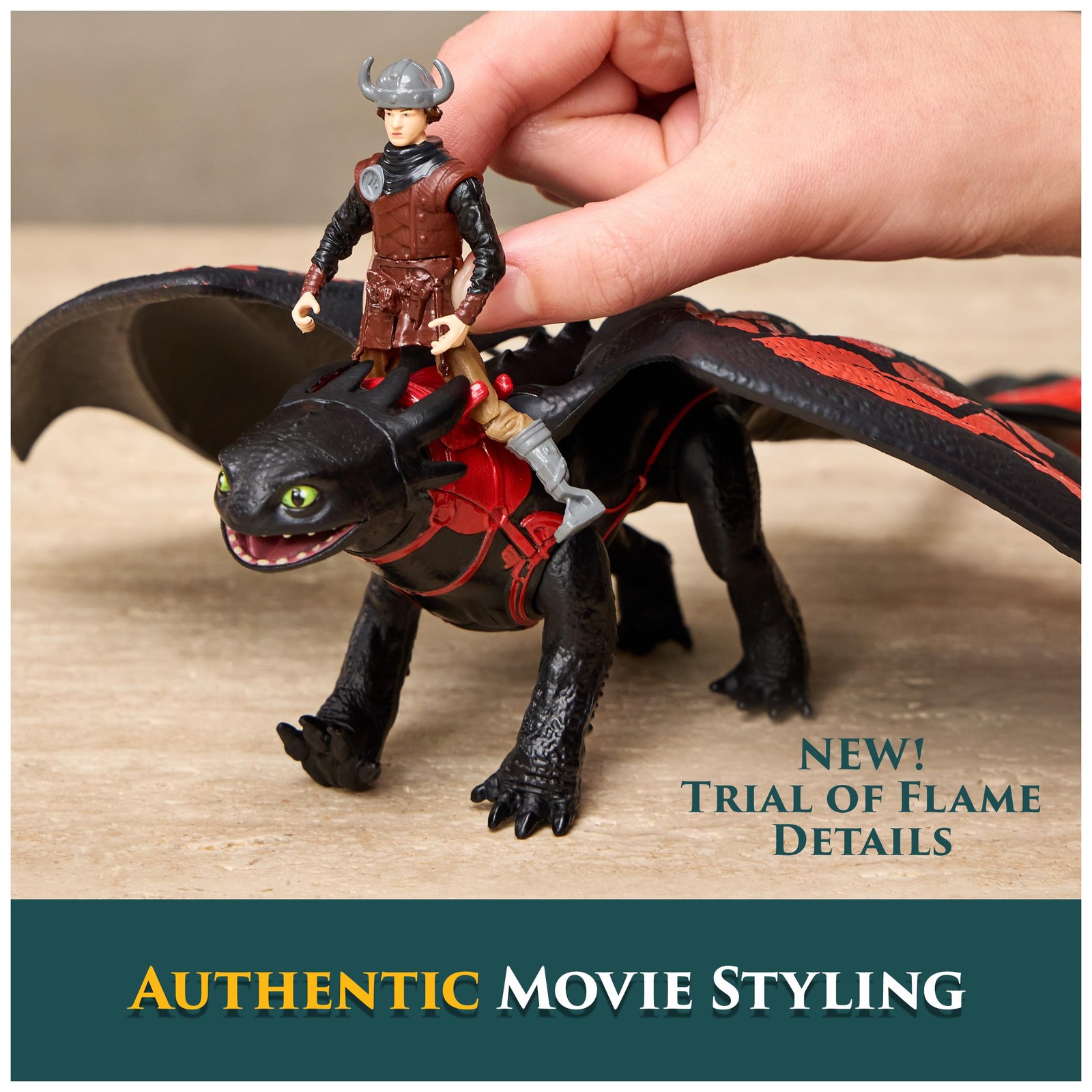 How to Train Your Dragon, Toothless & Hiccup, Viking Duo Action Figures