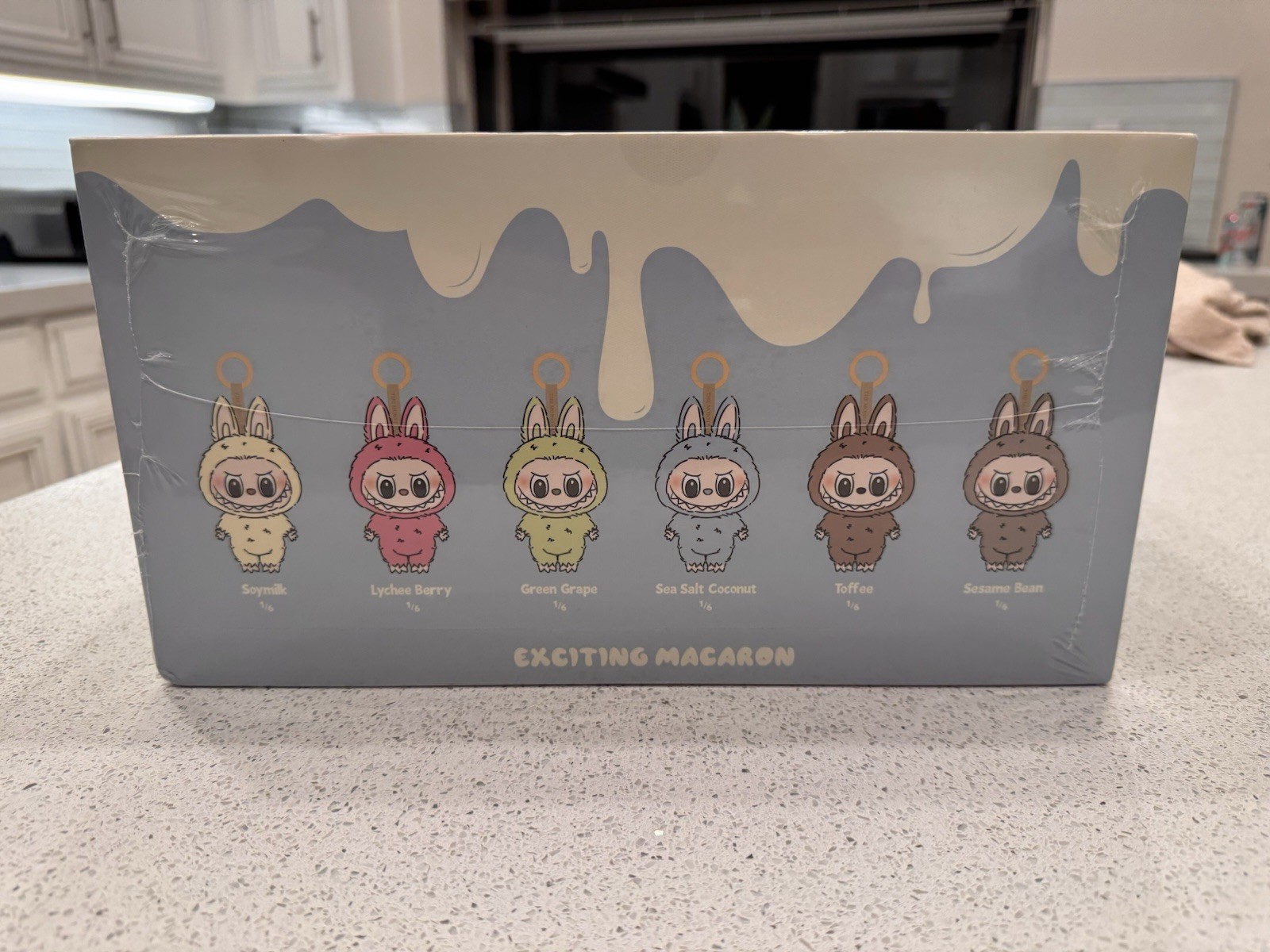Authentic Labubu The Monsters Exciting Macaron Blind Box Complete Set of 6
