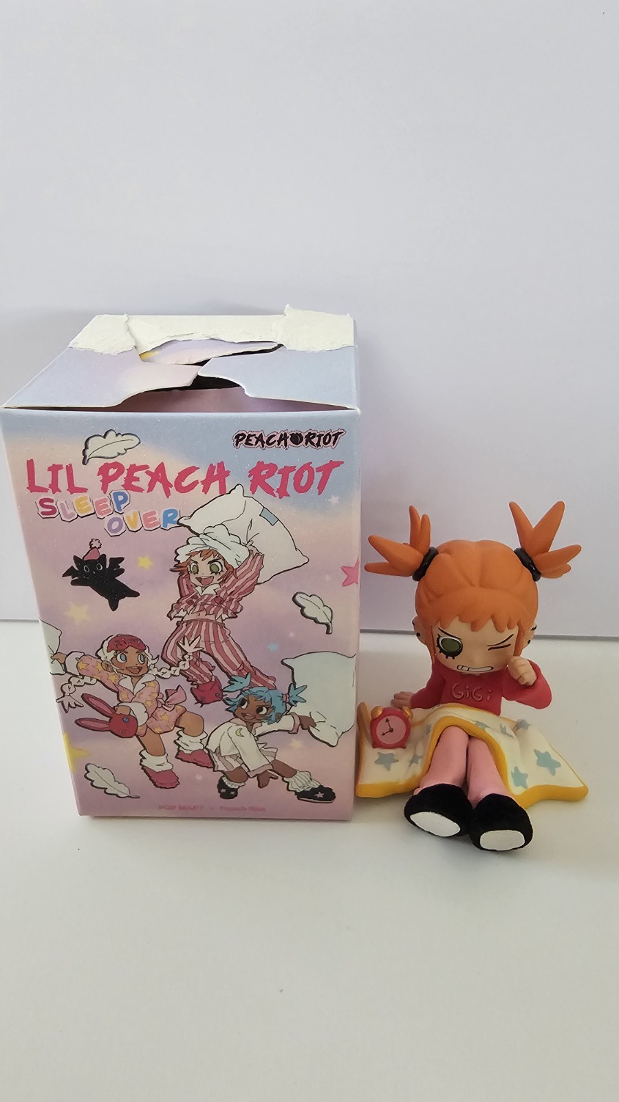 POP MART x Lil Peach Riot Sleepover Series Gigi-Alarm Confirmed Figure