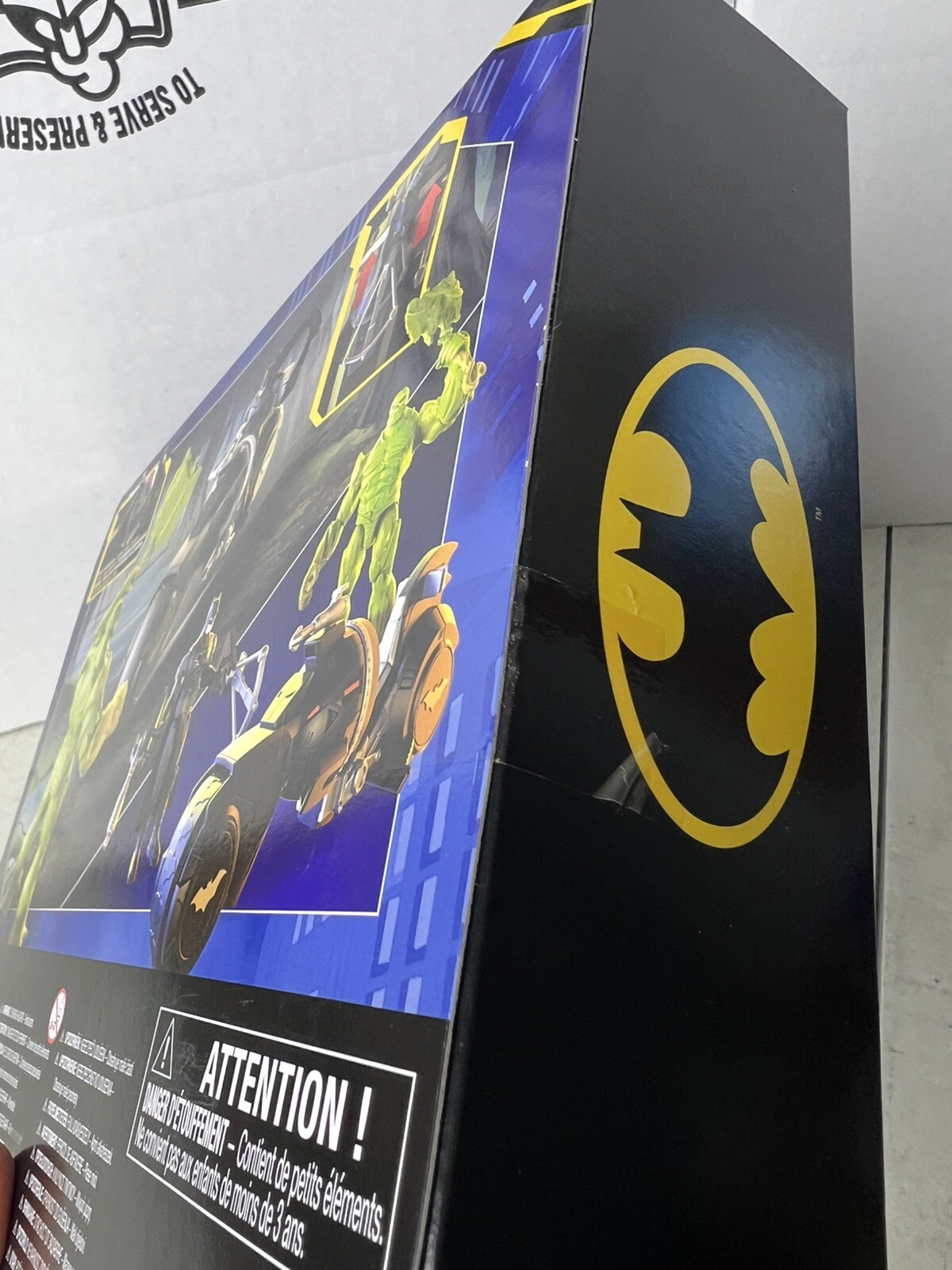 Spin Master DC Batman vs Swamp Thing & Attack Batcycle Set NEW 2021 Comic Movie