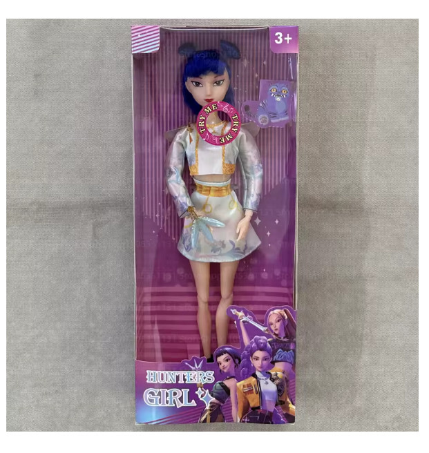 Kpop Demon Hunters Rumi Mira Zoey 11 Inch Vinyl Doll Posable Anime Have -Music E