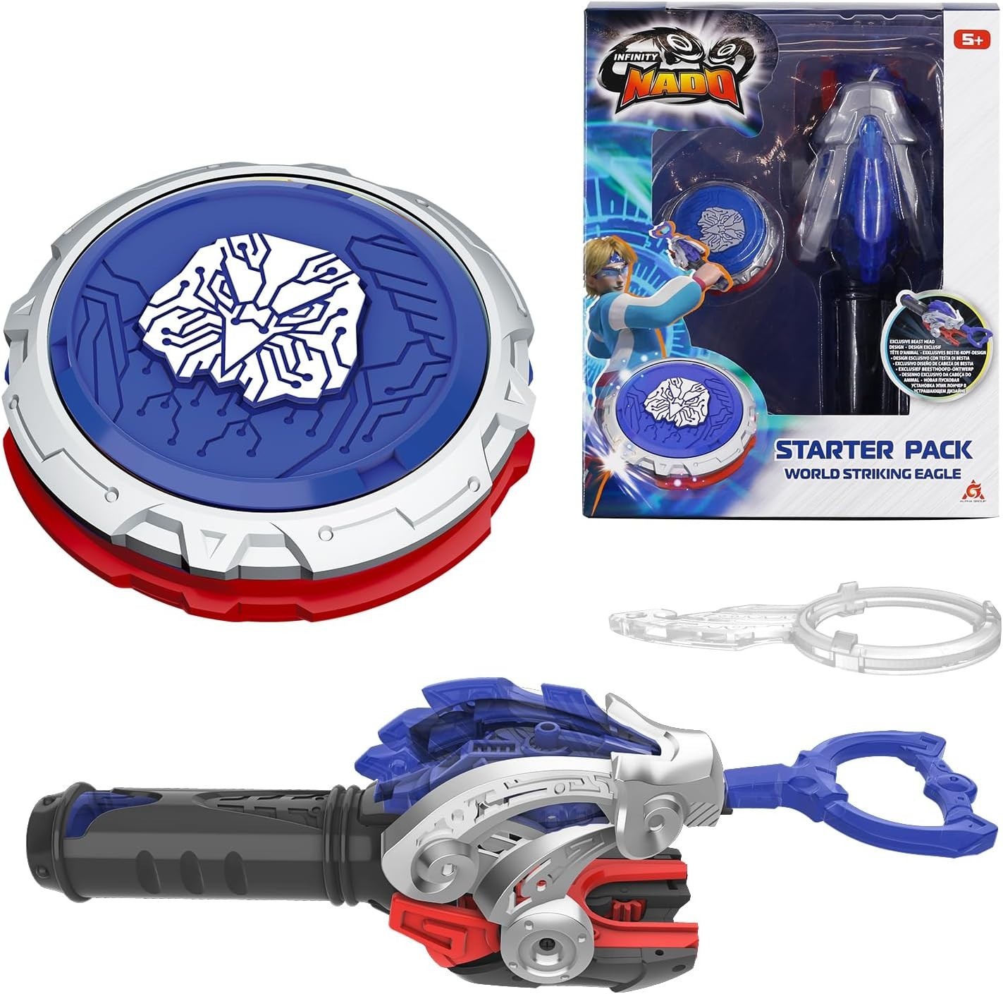 Kiddie Battle Toy with Drawstring Launcher & Spinning Top – Perfect for Gifts