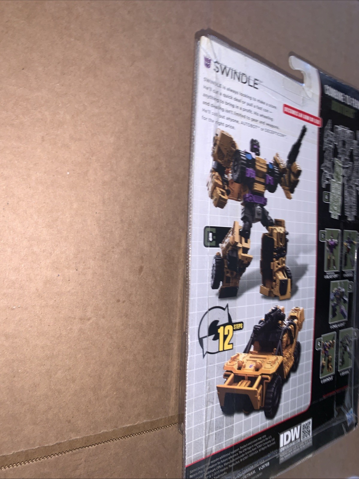Transformers Combiner Wars Deluxe Class Swindle Combaticon Bruticus NEW MOSC
