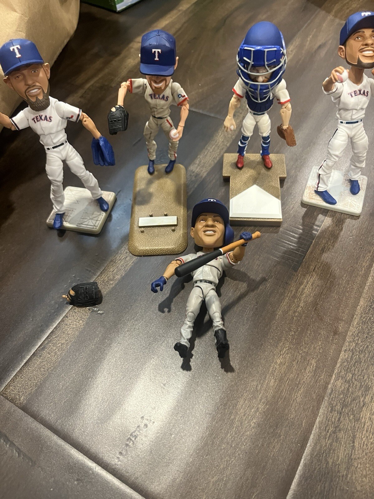 Texas Rangers Sports Crate Ballers Figures Hamels Lucroy Beltre Andrus Odor