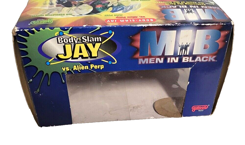 Men in Black Jay & Alien Perp Action Figures 5&Prime; Tall Mint in Box Galoob 1997