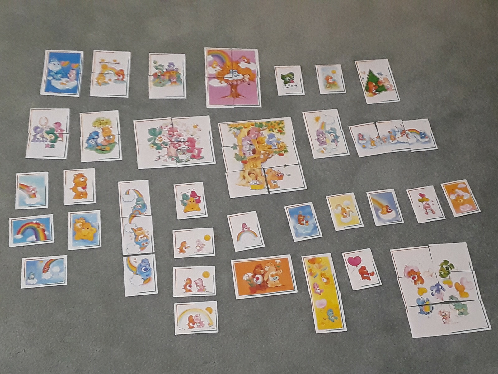 SUPER RARE VINTAGE CARE BEARS STICKERS FROM ITALY 1994: YOU CHOOSE: #&rsquo;s 1-57
