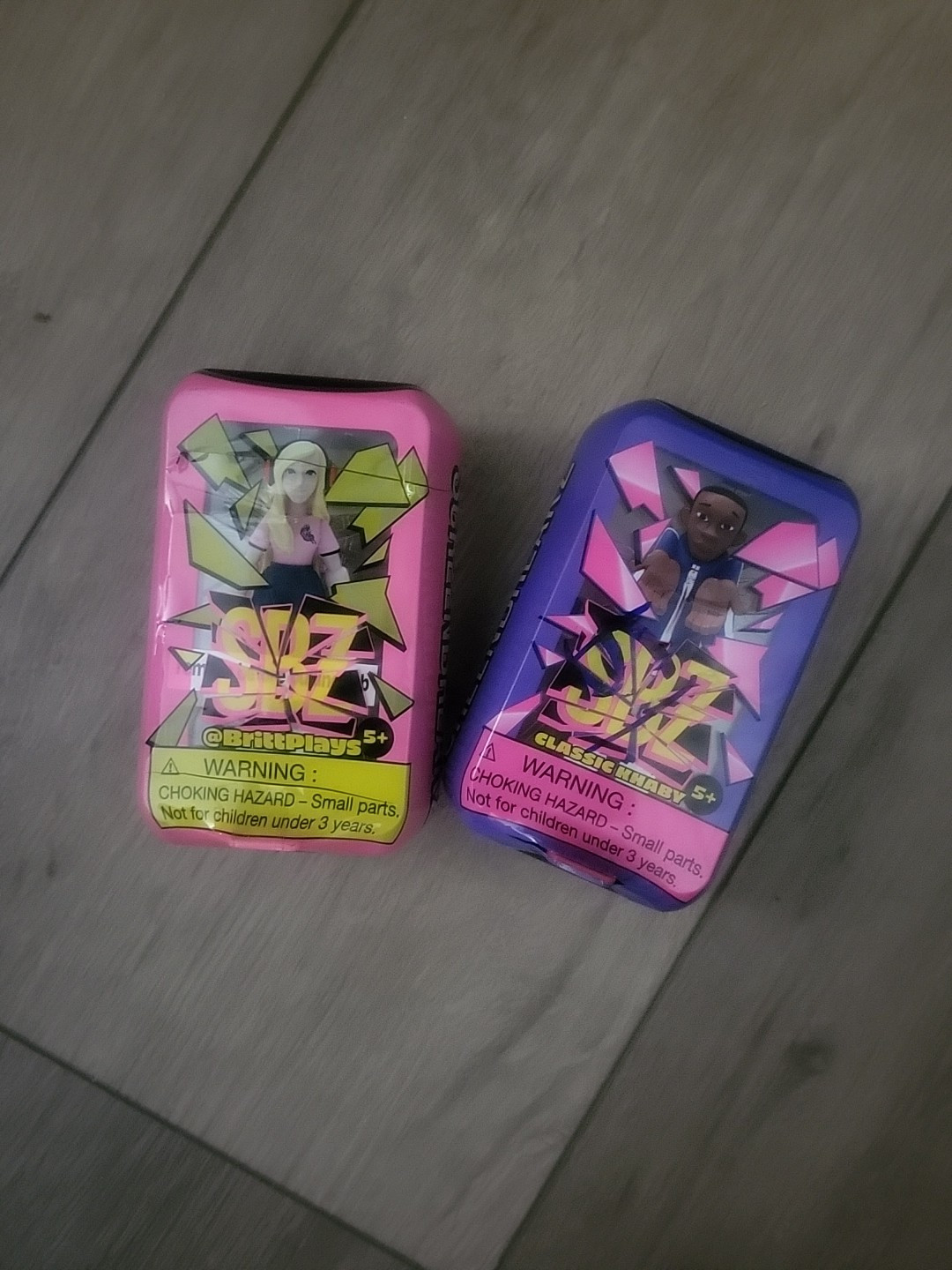 Lot of 2 ScreenBreakZ SBZ Classic Khaby & @Brttplays New Screen Breakz