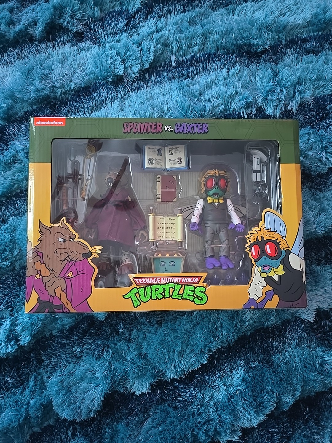 SPLINTER vs BAXTER NECA Teenage Mutant Ninja Turtles Action Figure