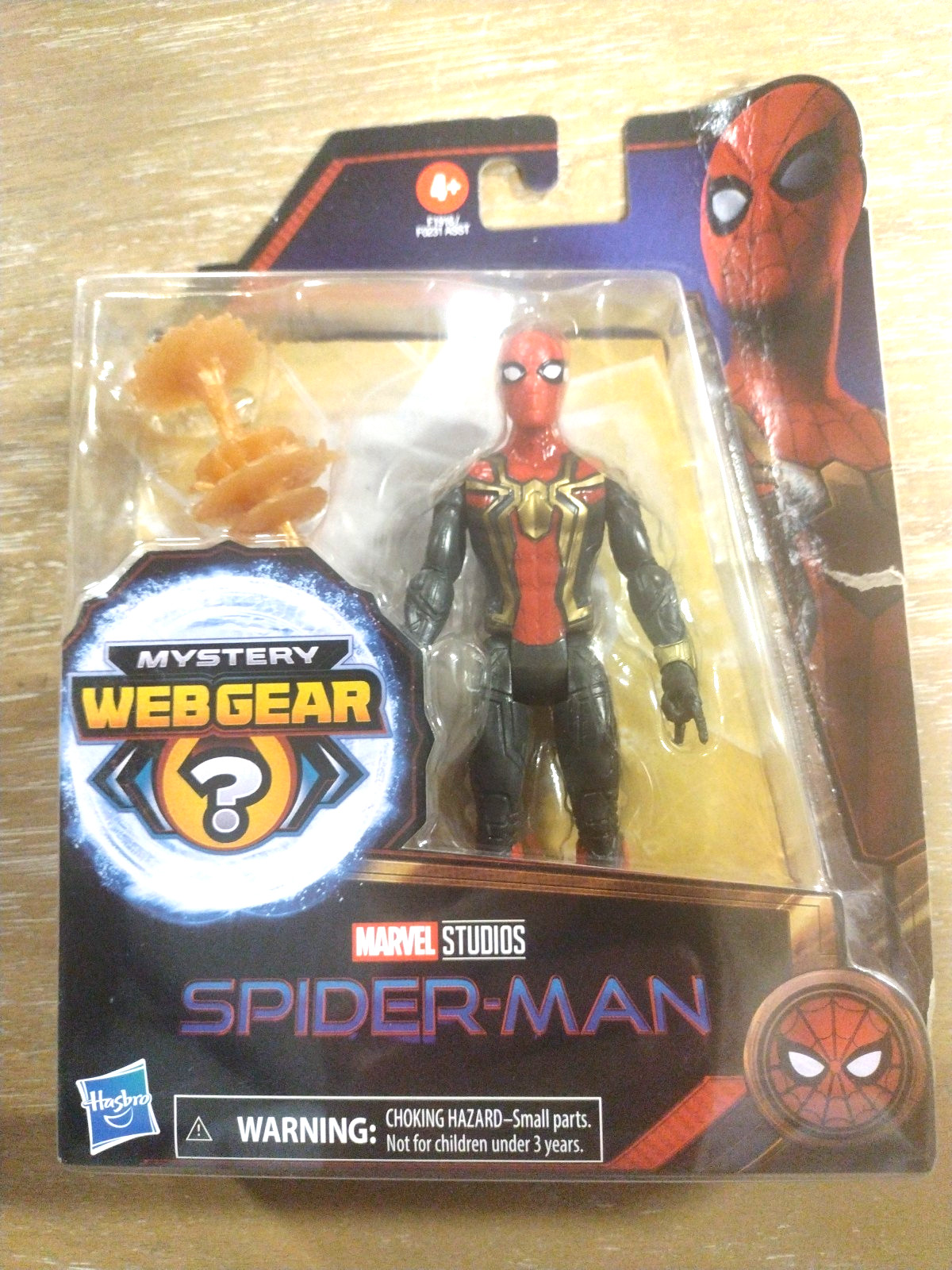 Spider-Man Iron Spider Mystery Web Gear 6 Inch Action Figure. T12
