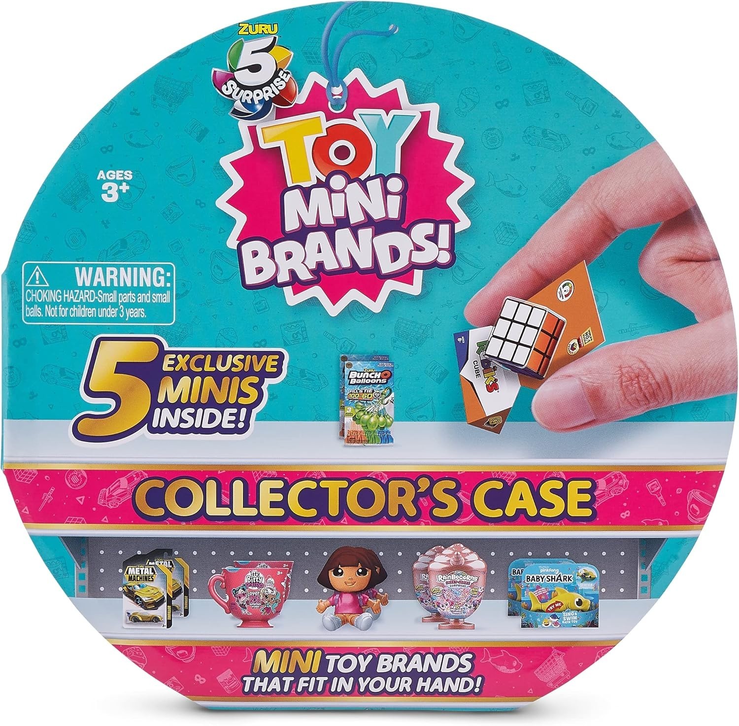 Zuru 5 Surprise TOY Mini Brands Collectors Case With 5 Exclusive Toys Brand New