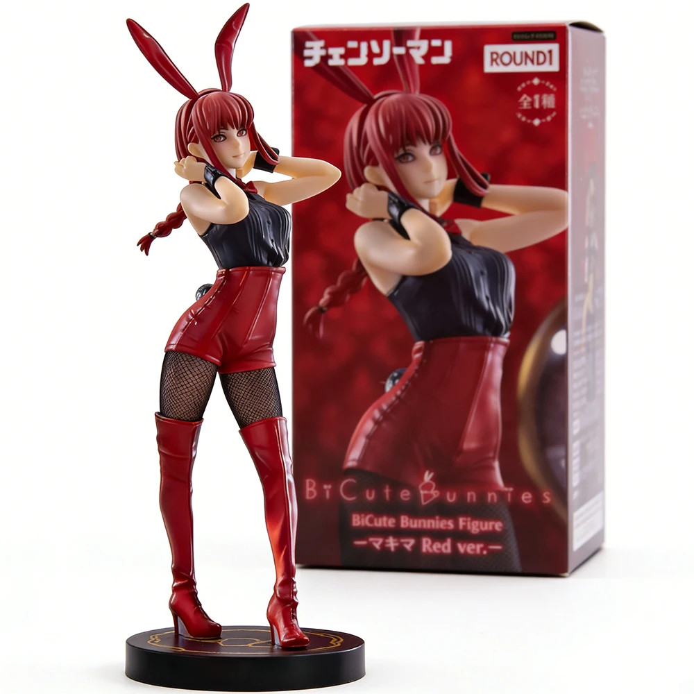 20cm Chainsaw Man Makima Bunny Girl PVC Figure – Collectible Toy Gift