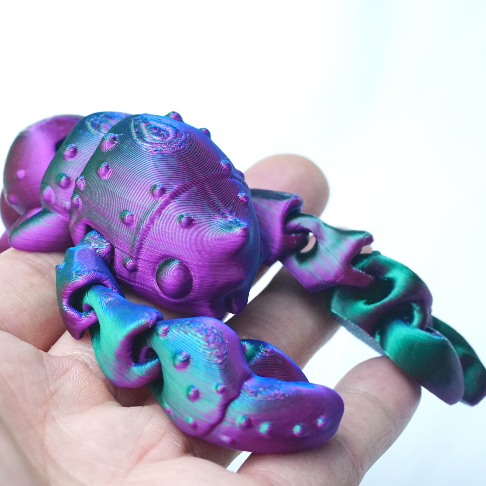 3D Printed Crayfish Model,Articulated Animals Figure,Fidget Toys Home Decor