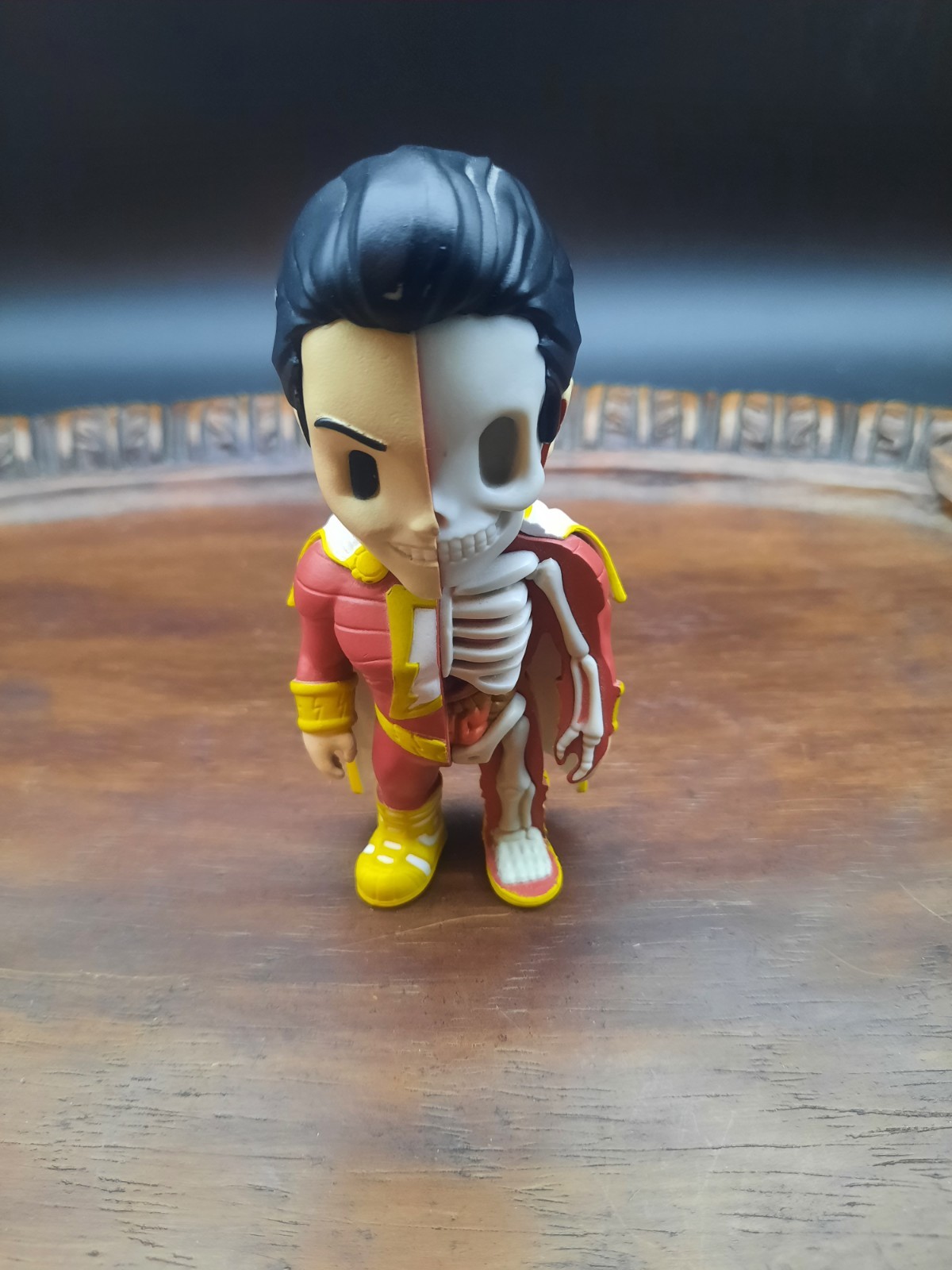 Mighty Jaxx Reverse Flash XXRAY 4-Inch Vinyl Figure . Hard to keep standing