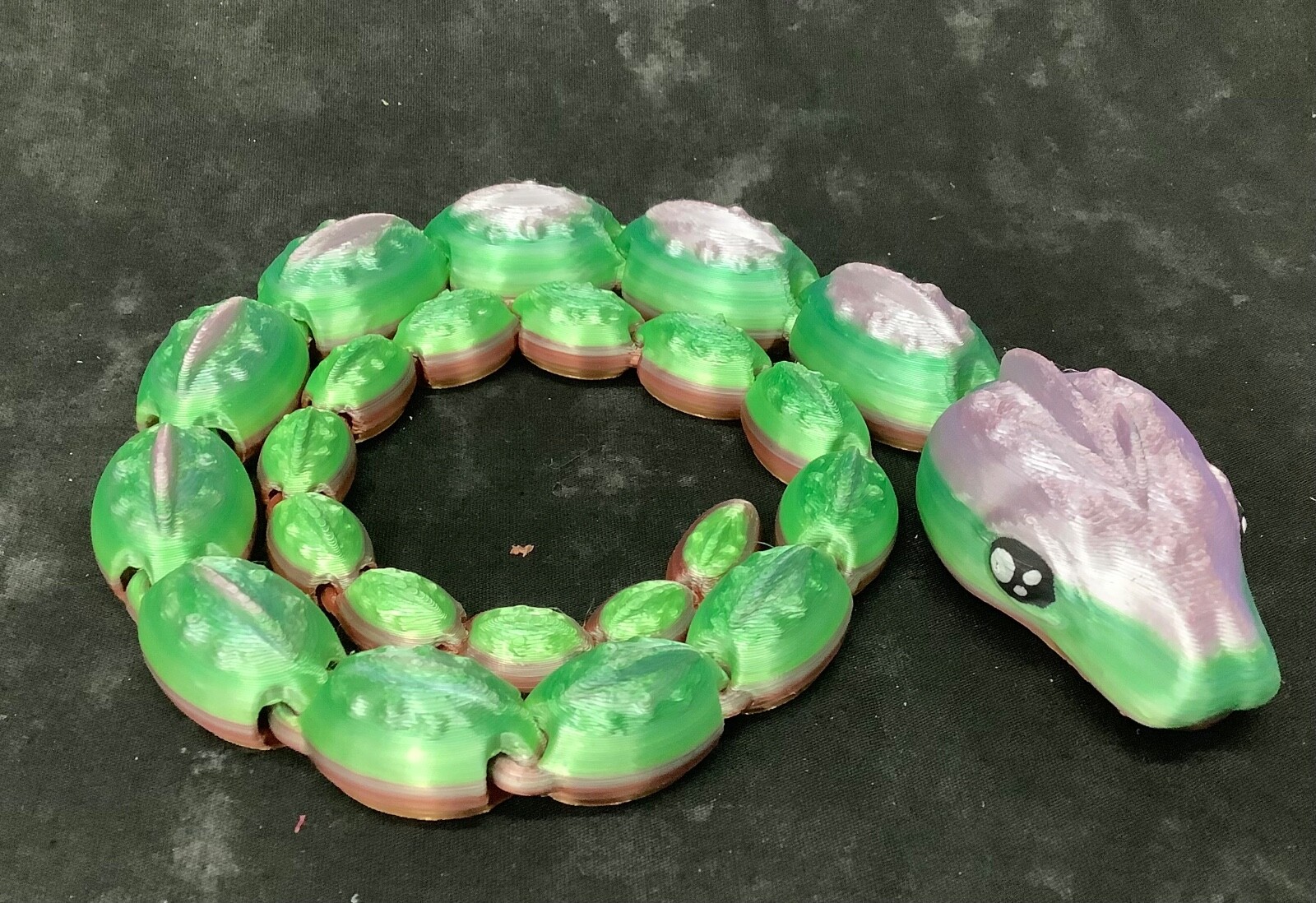 Articulated Snake , Flexi Fidget Toy, 3D Printed