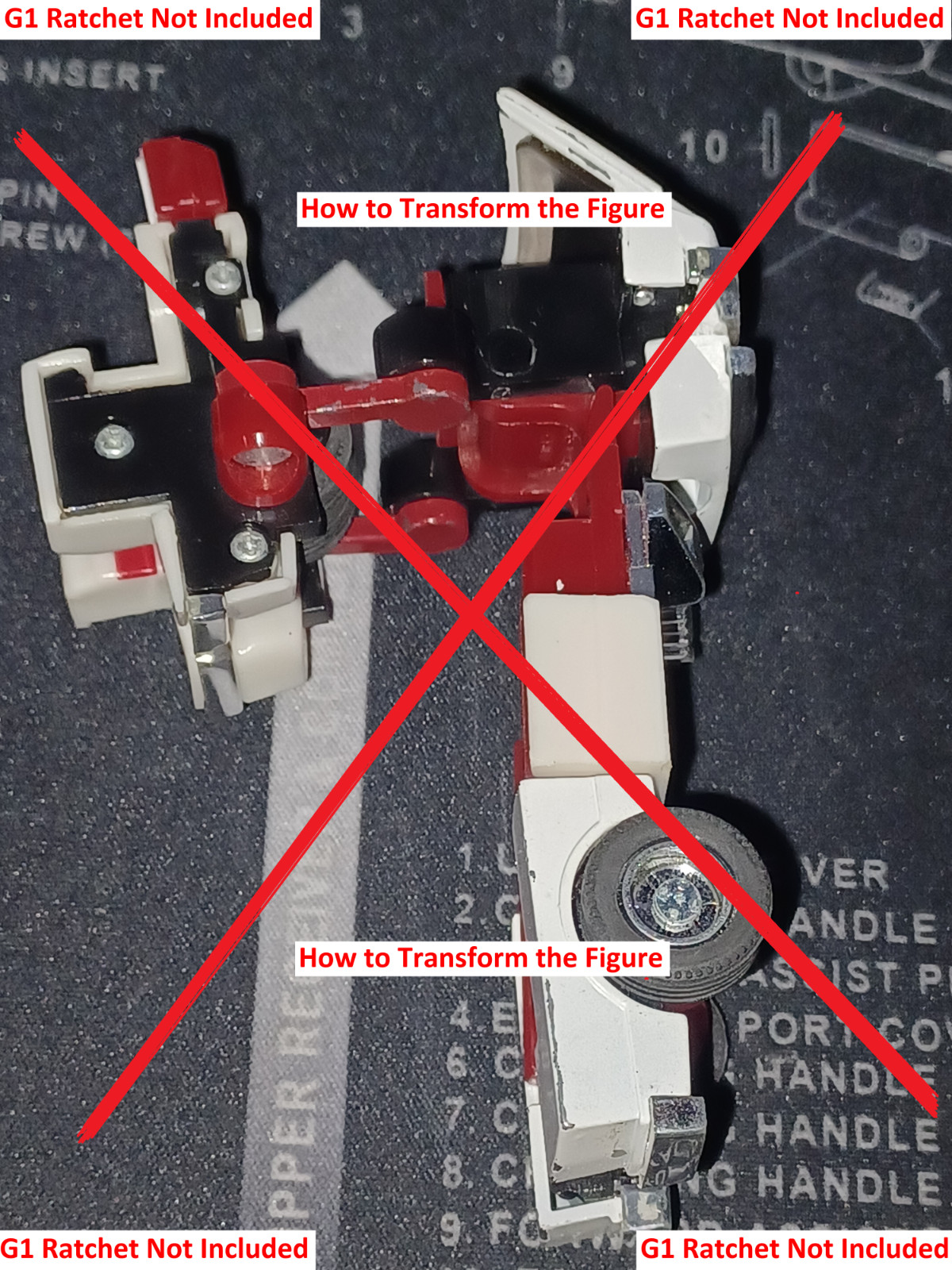 Transformers G1 Ratchet 3D Printed Upgrade Parts Only G1 Ratchet IS NOT INCLUDED