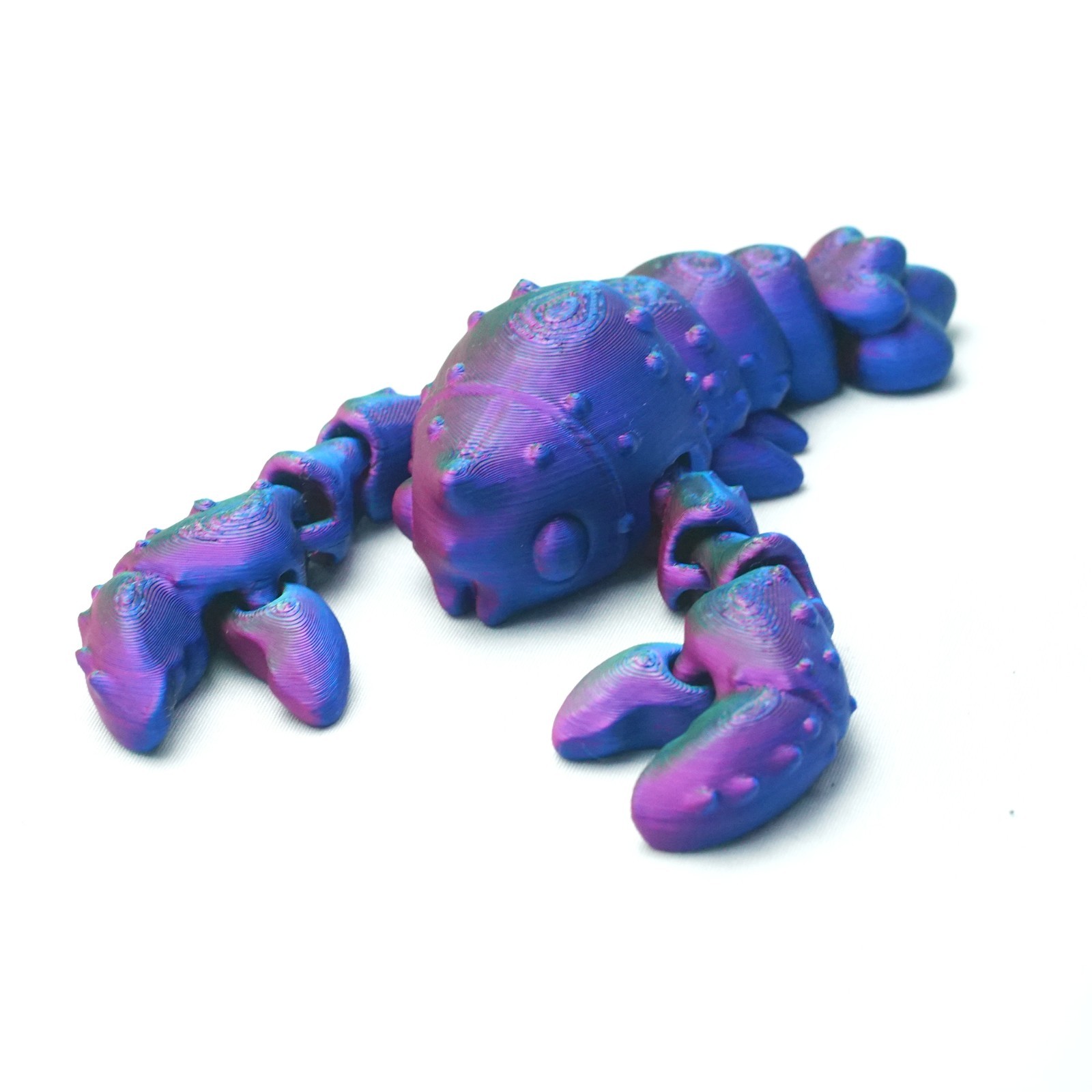 3D Printed Crayfish Model,Articulated Animals Figure,Fidget Toys Home Decor