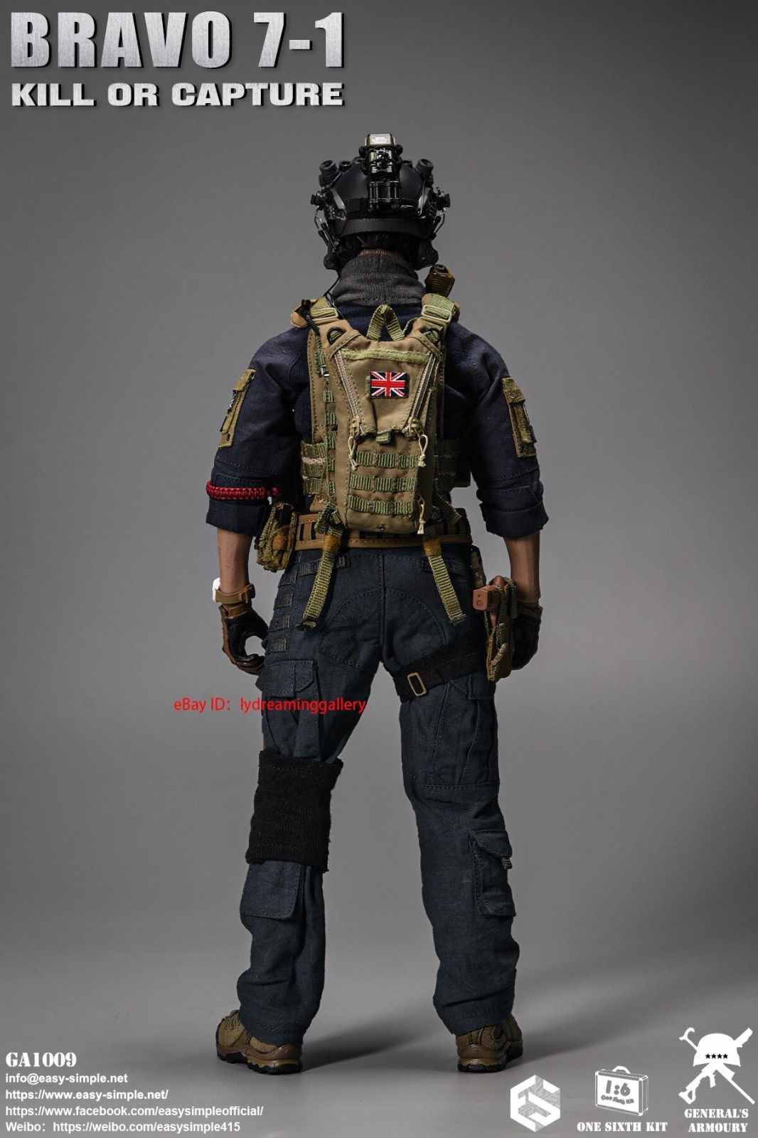 EASY&SIMPLE GA1009 BRAVO 7-1 KILL OR CAPTURE 1/6 Limited Edition Action Figure