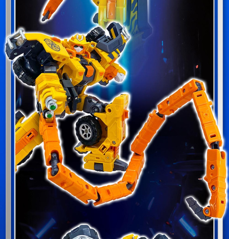 Metal Cardbot S Orange GLOBER Transform Robot Off Road Car Toy SAMG