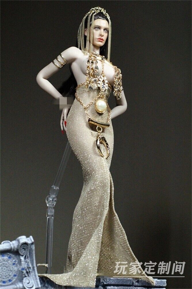 1:6 Egypt Queen Headwear Tops Skirt Female Clothes For 12inch PH TBL Figure Body