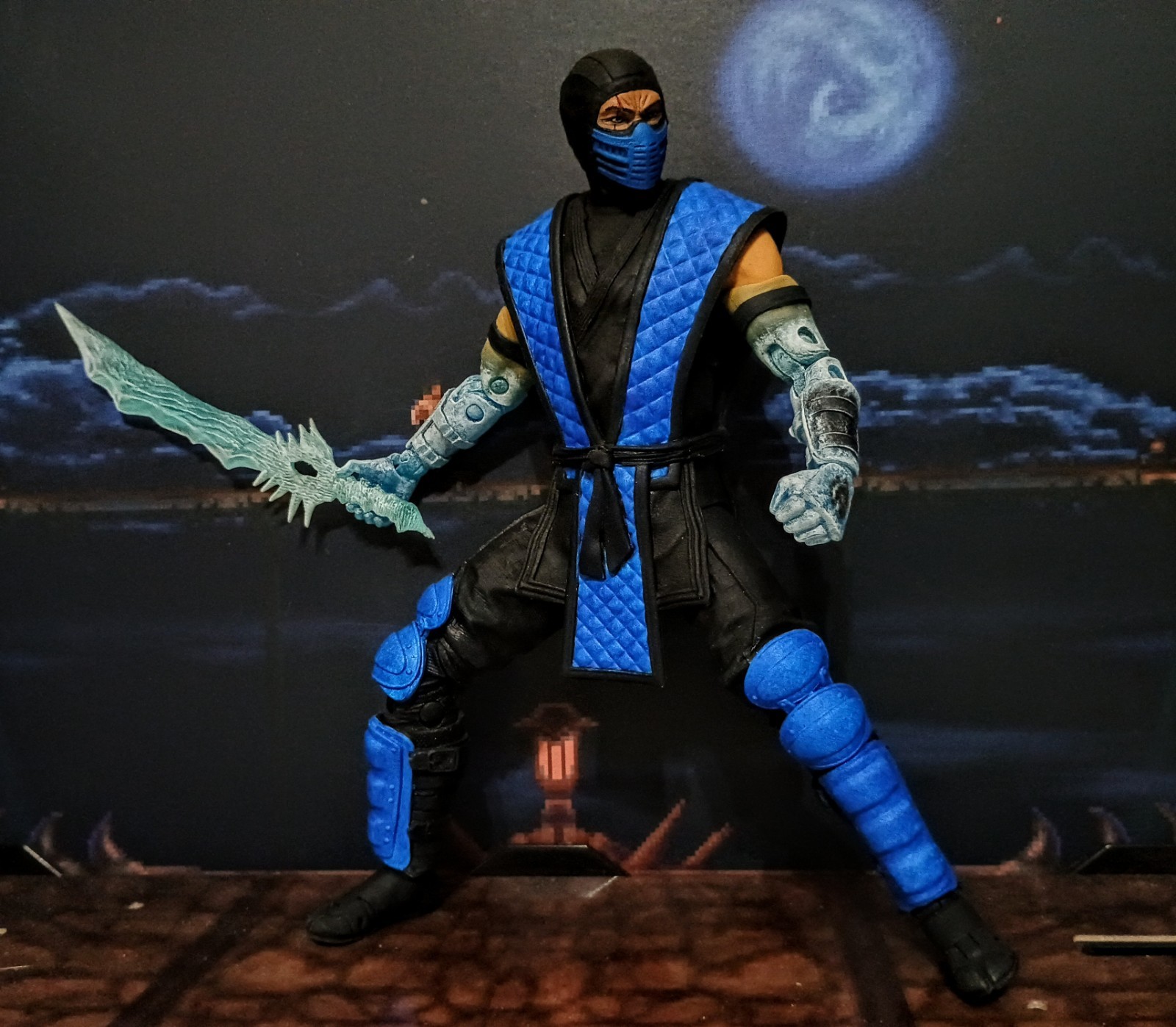 Custom Mcfarlane Mortal Kombat Klassic Kuai Liang Sub-Zero