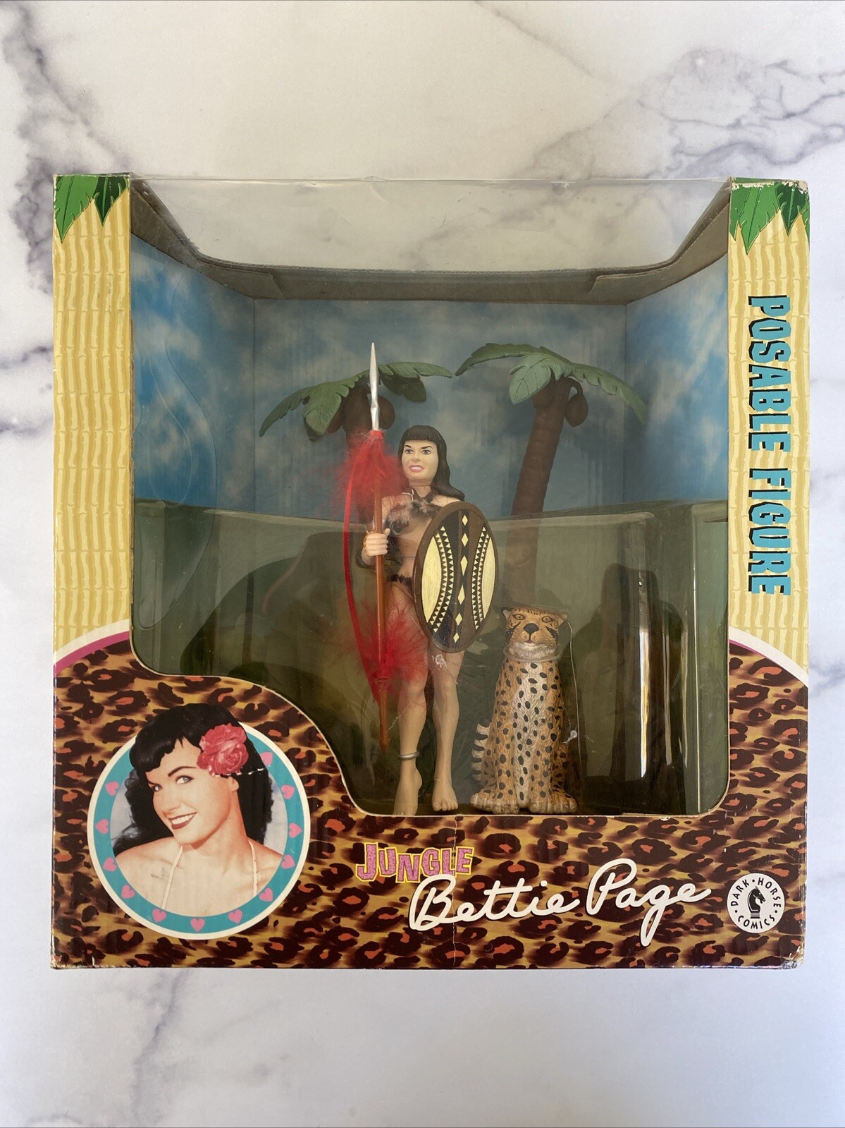 2000 Dark Horse Comics « Jungle Bettie Page » NIB Box VINTAGE (Pin-up) NEW SEALED