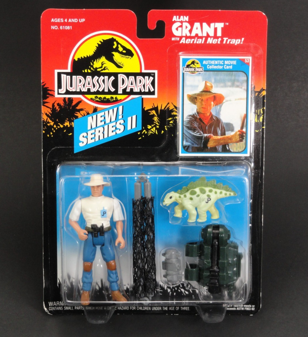 Jurassic Park Alan Grant / Accessory Lot / Mobile Command Center Part Lot Kenner