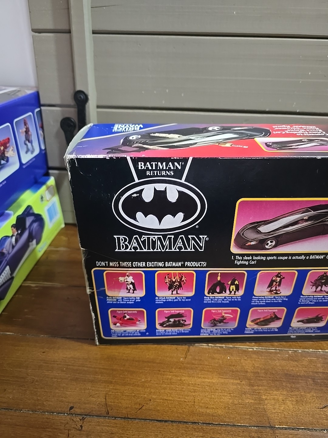 NEW 1991 Batman Returns Bruce Wayne Custom Coupe Kenner Sealed Vintage