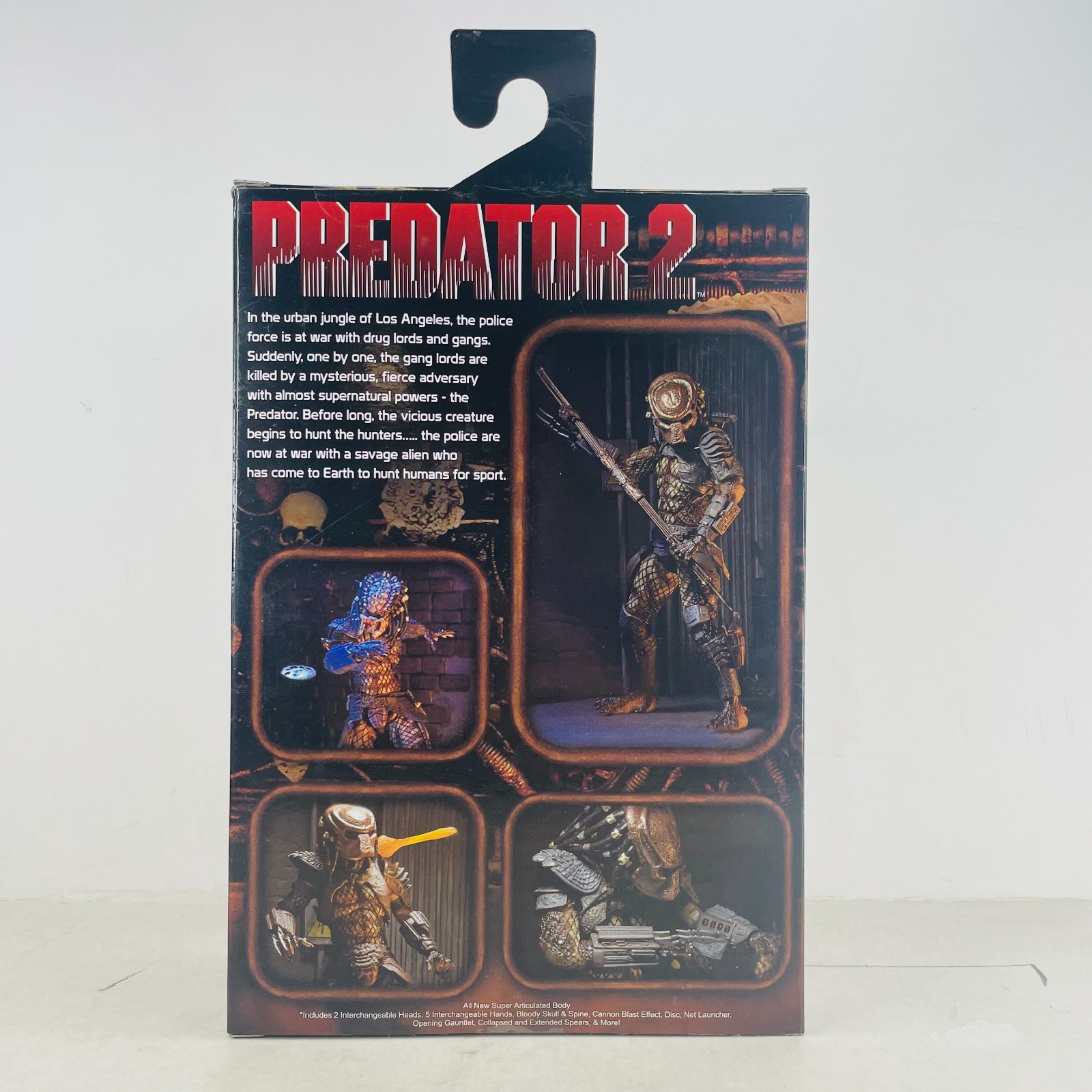 Predator 2 Ultimate City Hunter 7&Prime; Action Figure w/Accessories Toys Gift Model
