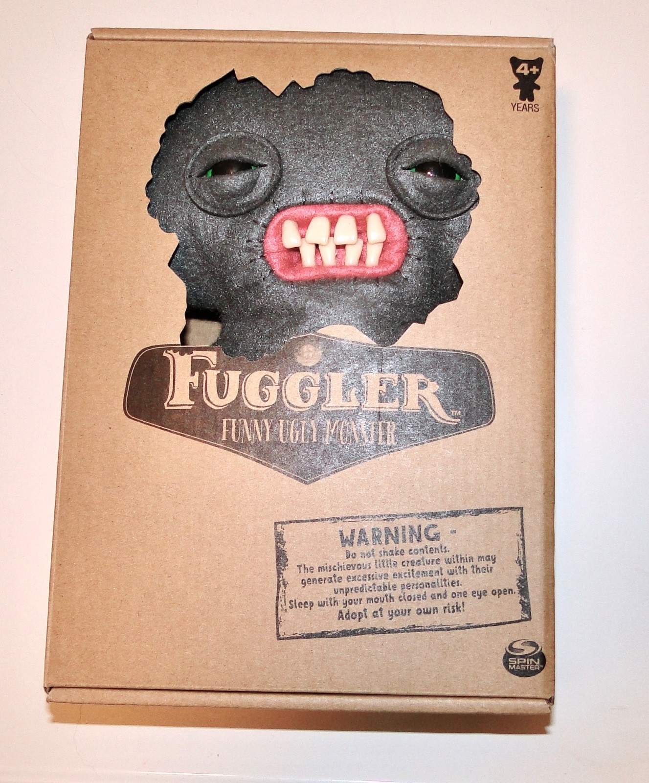 Spin Master GRAY SQUIDGE Fuggler Monster ~New in Sealed Box~