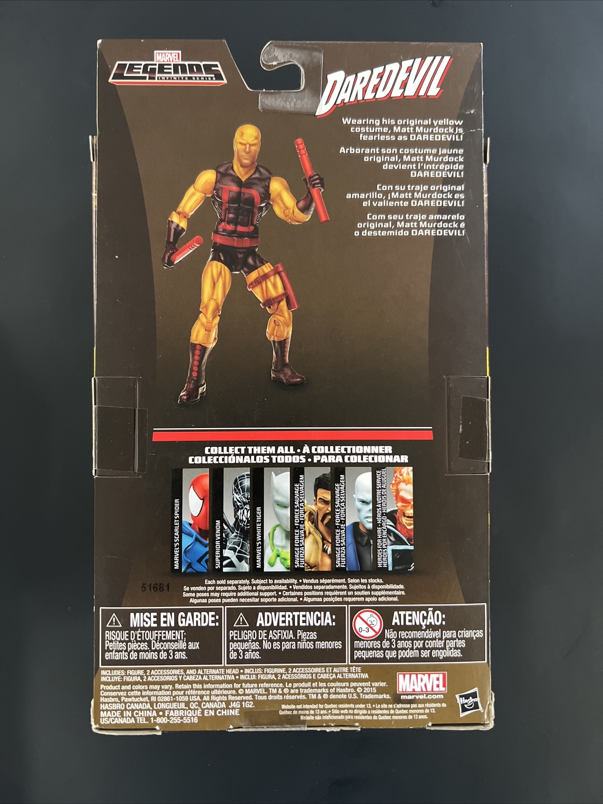 MCU Marvel Legends DAREDEVIL SIGNED Charlie Cox With Daredevil Inscription Rare!