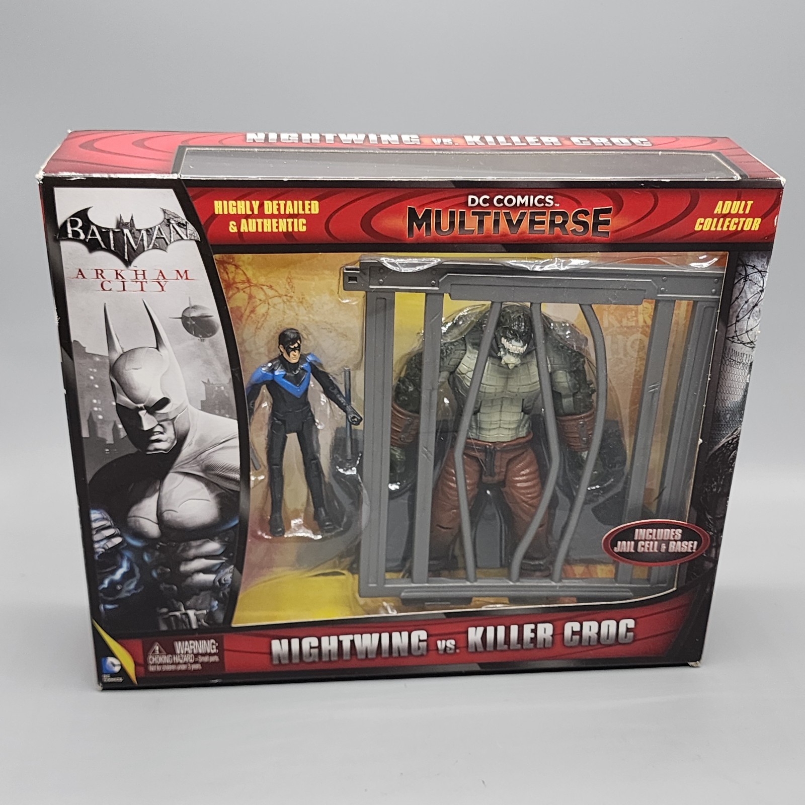 DC Comics Multiverse Arkham City Nightwing and Killer Croc Action Figure 2-Pack