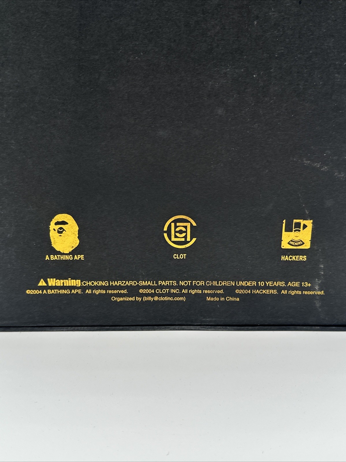 Limited Edition A Bathing Ape Bape Clot Edison Chen 12” Figure Used Of 100 2004