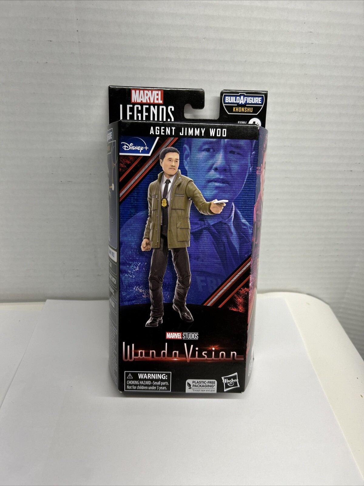 NEW Marvel Legends Hasbro Agent Jimmy Woo Khonshu Build a Figure Wanda Vision
