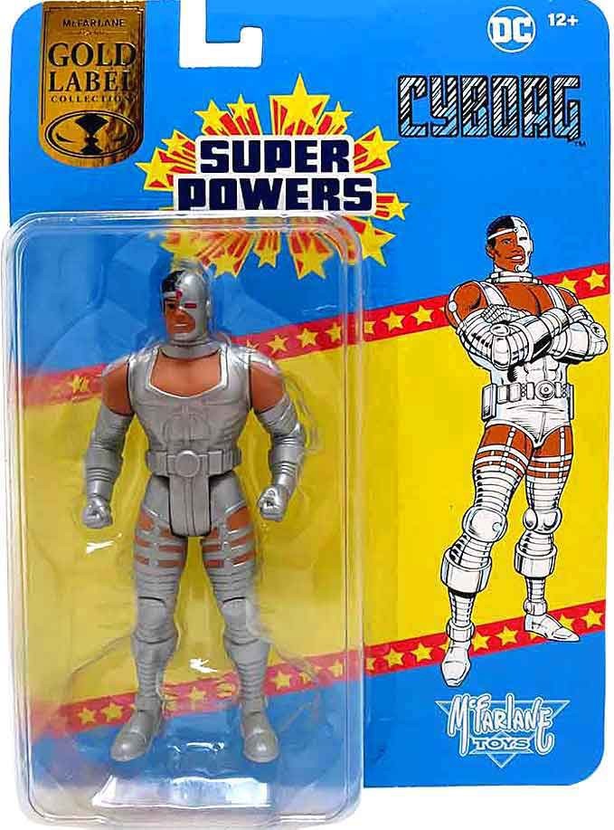 McFarlane Toys DC Direct Super Powers Gold Label Collection Cyborg Action Figure