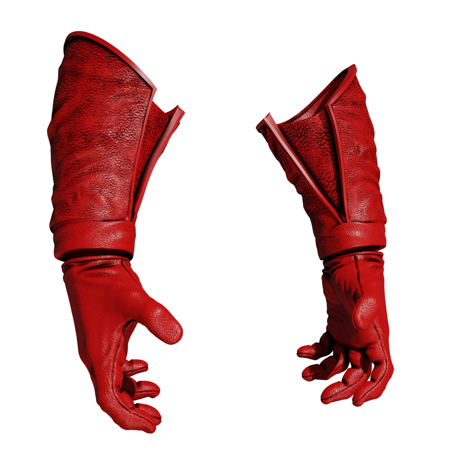 1/6 Scale Action Figure Wrists and Hands: Leather Split (Capt. USA)